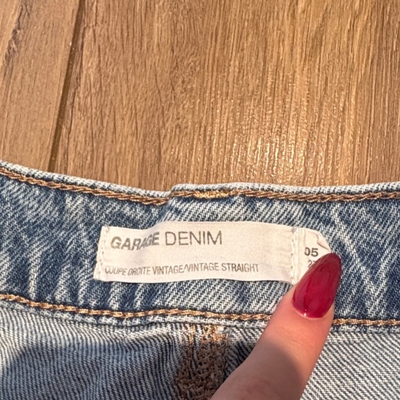 Garage Light Blue Straight Leg Jeans - Picture 2 of 2